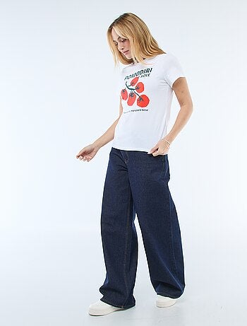 T-shirt met print