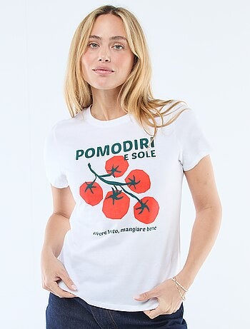 T-shirt met print