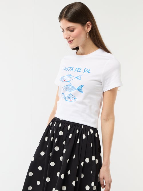 T-shirt met print - Kiabi