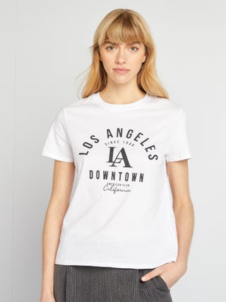 T-shirt met print