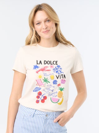T-shirt met print