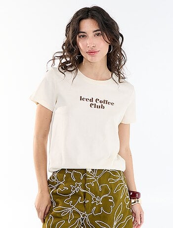 T-shirt met print