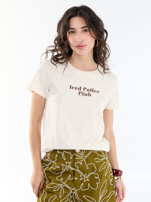 T-shirt met print - Kiabi T-shirt met print - Kiabi
