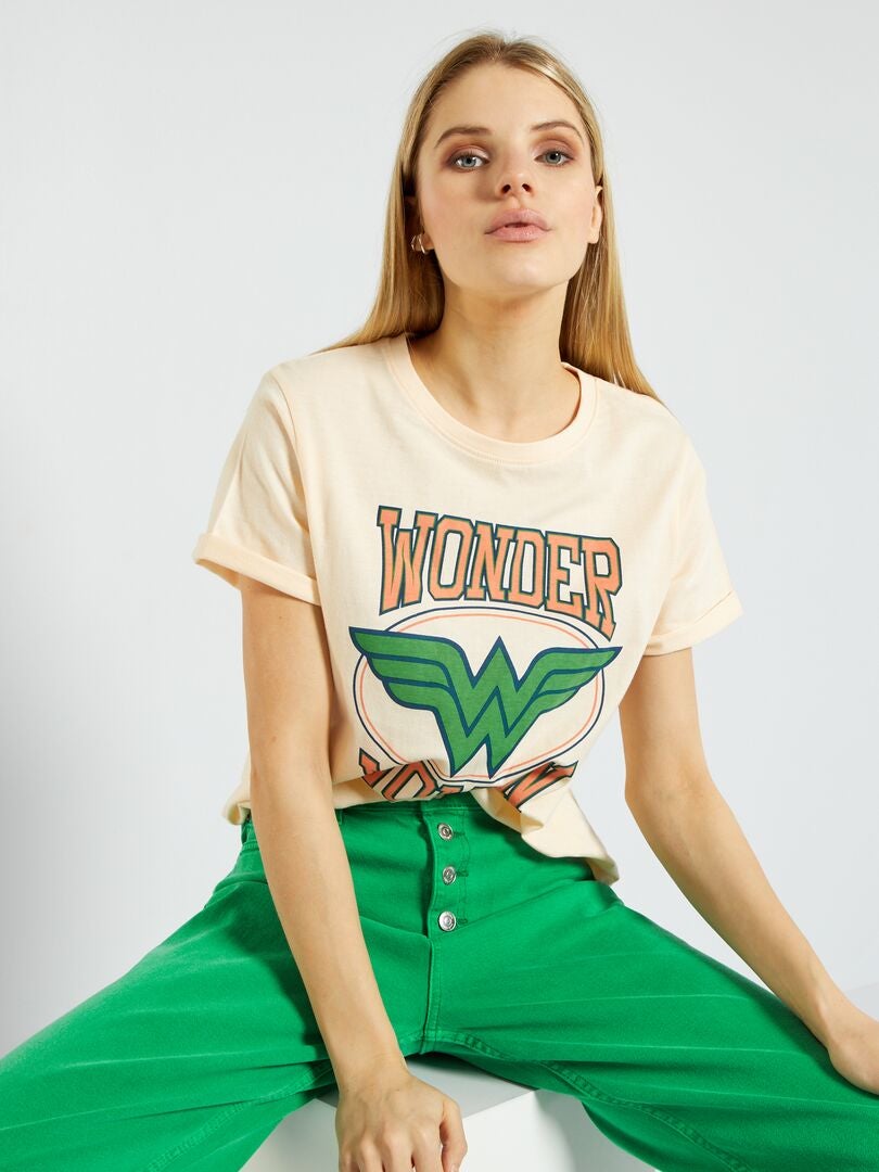 wonder woman t shirt pull and bear