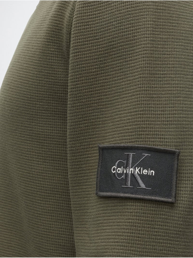 T-shirt met ronde hals - calvin klein Groen - Kiabi