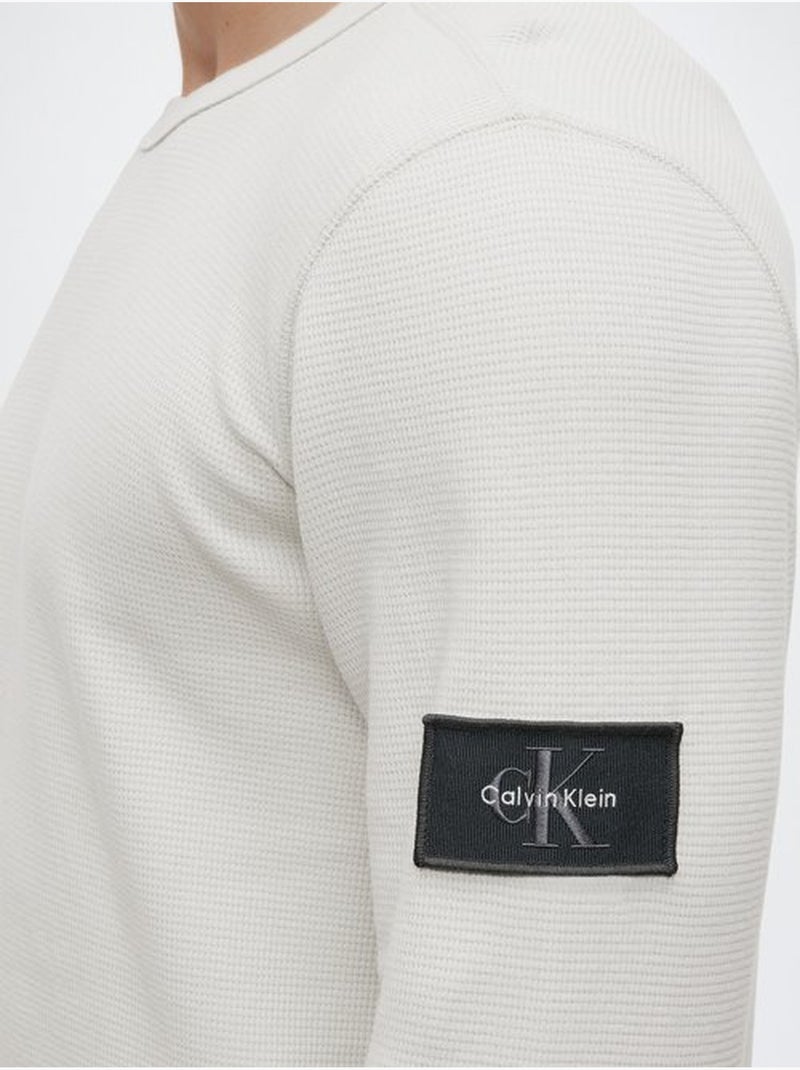 T-shirt met ronde hals - calvin klein Wit - Kiabi