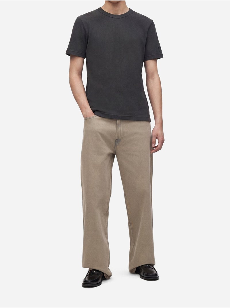 T-shirt met ronde hals - calvin klein Zwart - Kiabi