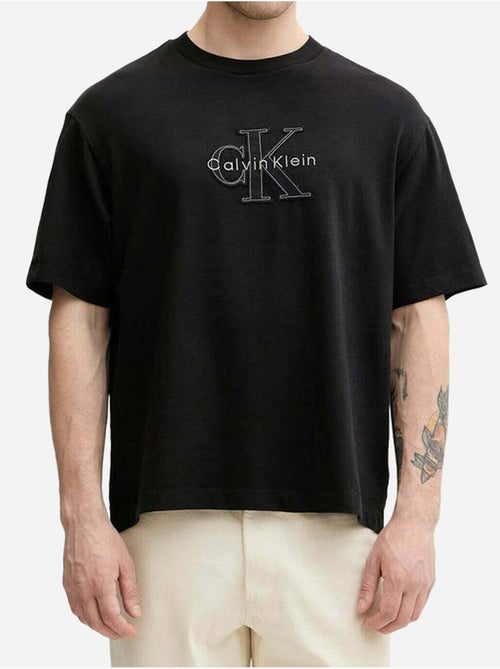 T-shirt met ronde hals - calvin klein - Kiabi