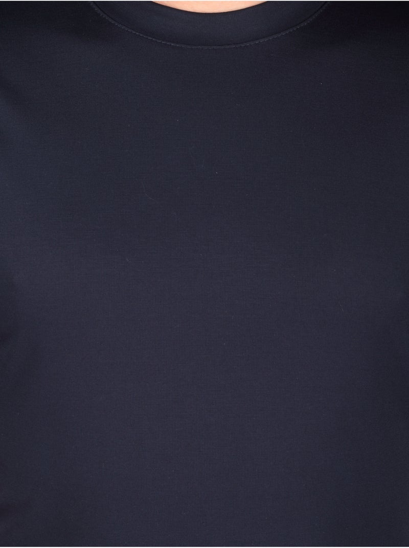 T-shirt met ronde hals - Frilivin Donkerblauw - Kiabi