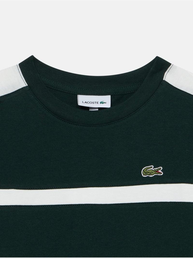 T-shirt met ronde hals - lacoste Donkergroen - Kiabi