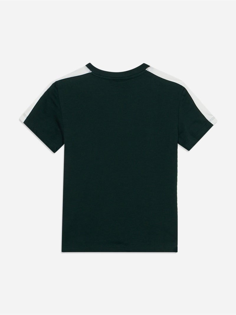 T-shirt met ronde hals - lacoste Donkergroen - Kiabi