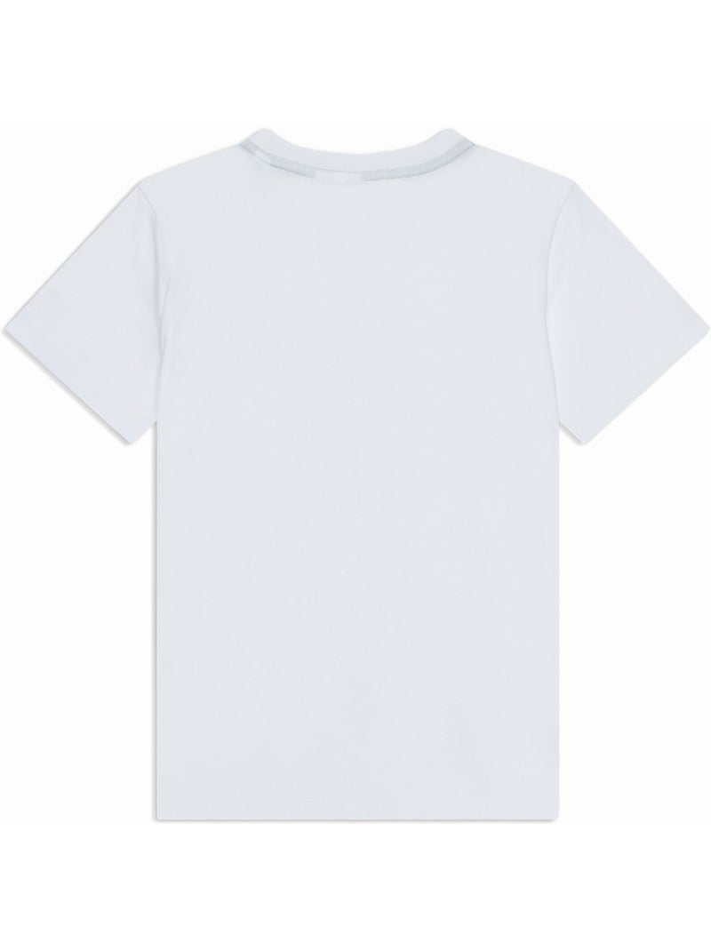 T-shirt met ronde hals - lacoste Wit - Kiabi
