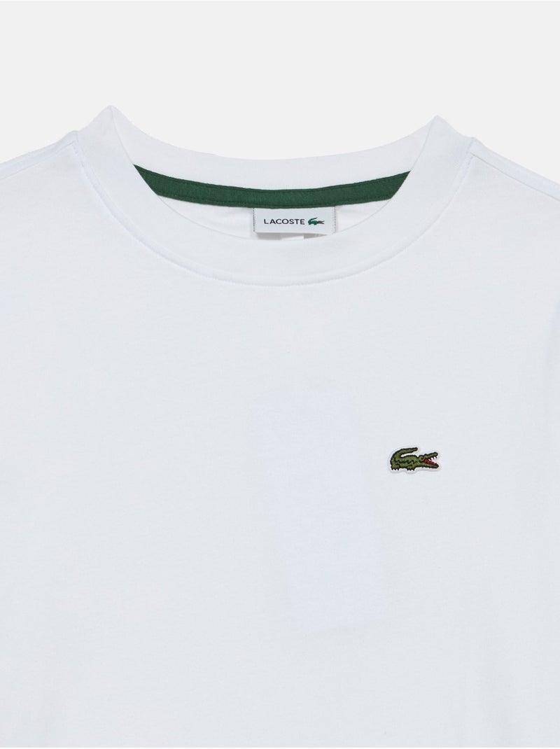 T-shirt met ronde hals - lacoste Wit - Kiabi