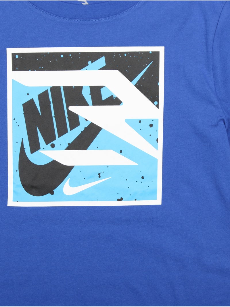 T-shirt met ronde hals - Nike Blauw - Kiabi