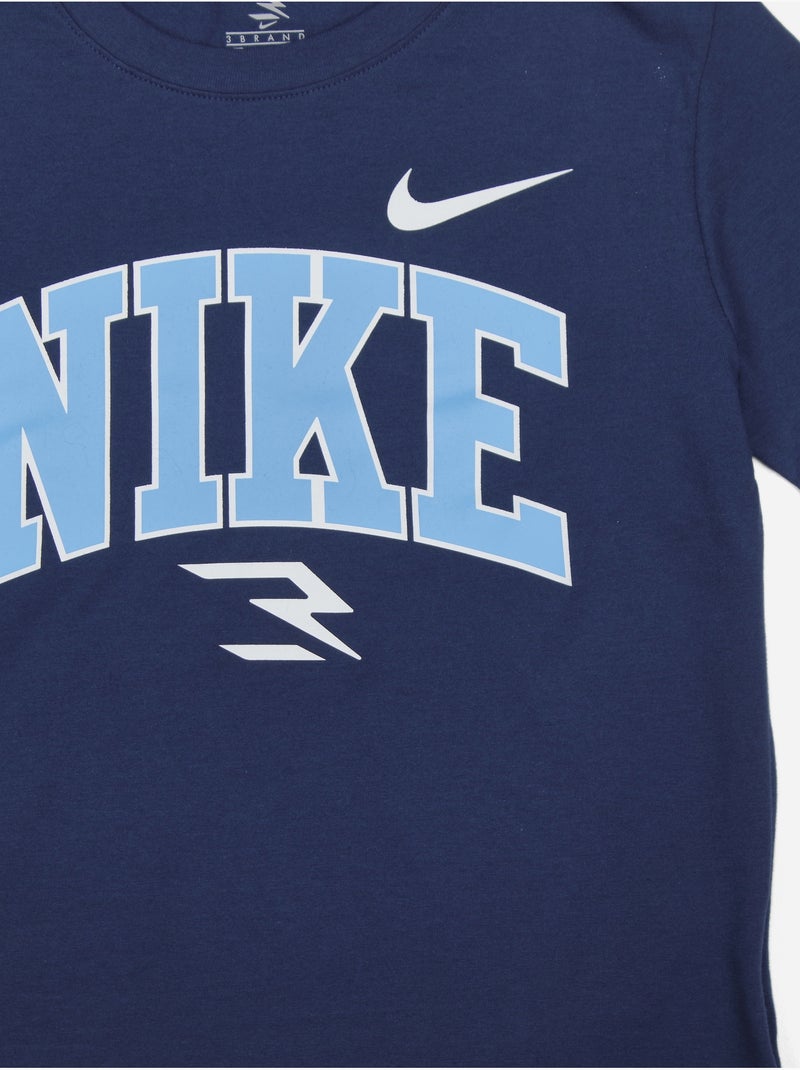 T-shirt met ronde hals - nike Donkerblauw - Kiabi