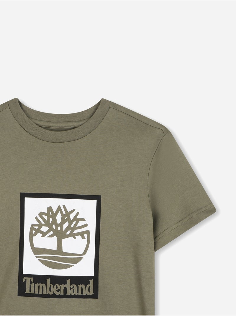 T-shirt met ronde hals - Timberland Groen - Kiabi