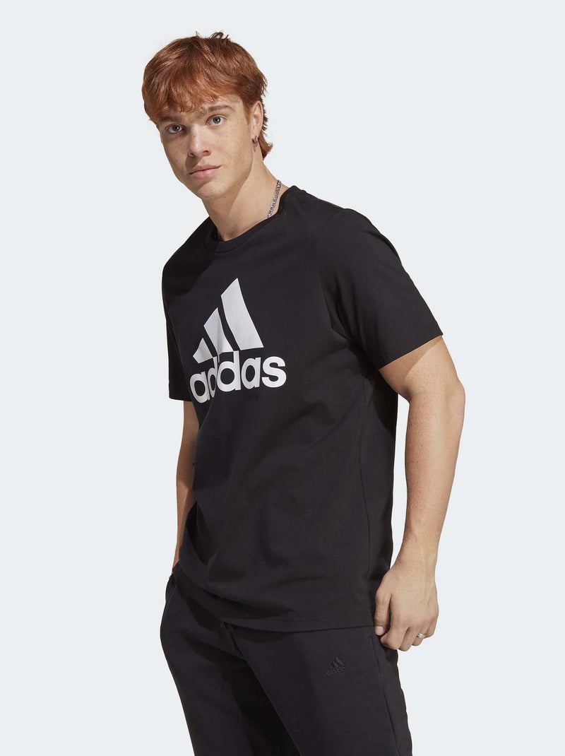 T-shirt met ronde hals 'adidas' ZWART - Kiabi