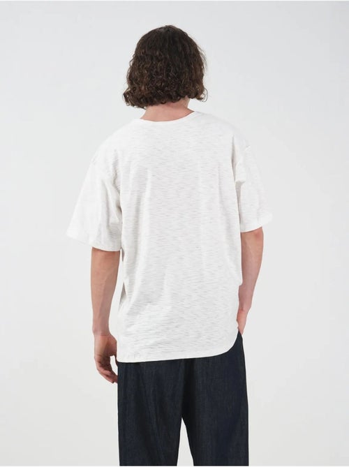 T-shirt met ronde hals en knoopdetails giesto - Kiabi