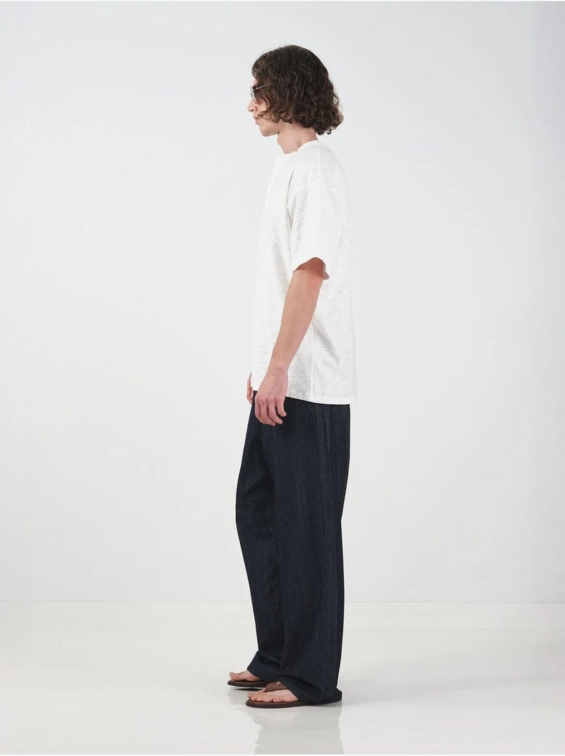 T-shirt met ronde hals en knoopdetails giesto Wit - Kiabi