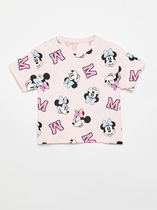 T-shirt met ronde hals en korte mouwen 'Minnie' 'Disney' - Kiabi