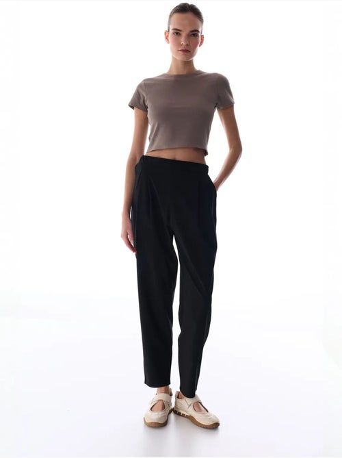 T-shirt met ronde hals en korte mouwen penti - Kiabi