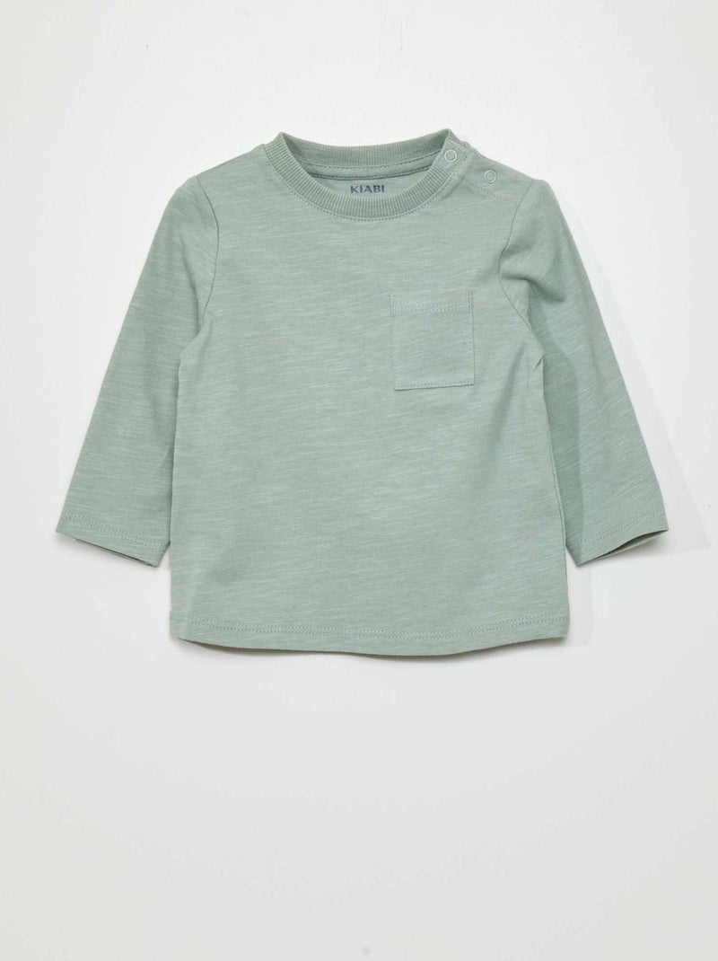 De specialist Rogelli Vintage wielershirt korte Mouwen groen/ blauw/ oranje