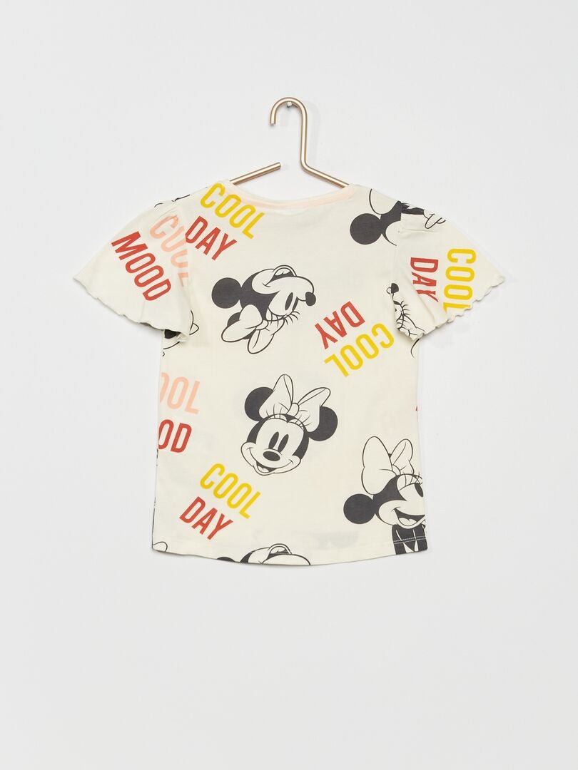 T-shirt met ronde hals 'Minnie' BIEGE - Kiabi