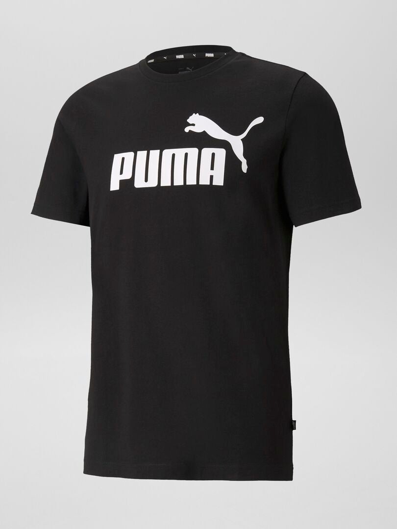 T-shirt met ronde hals 'Puma' ZWART - Kiabi