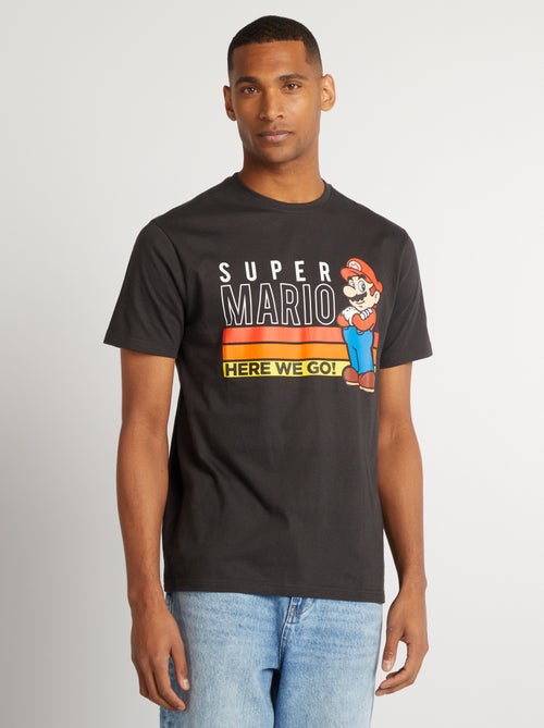 T-shirt met ronde hals 'Super Mario' - Kiabi