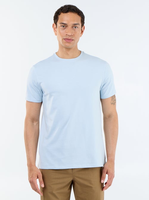 T-shirt met ronde hals van katoen - Tough Cotton™ - Kiabi
