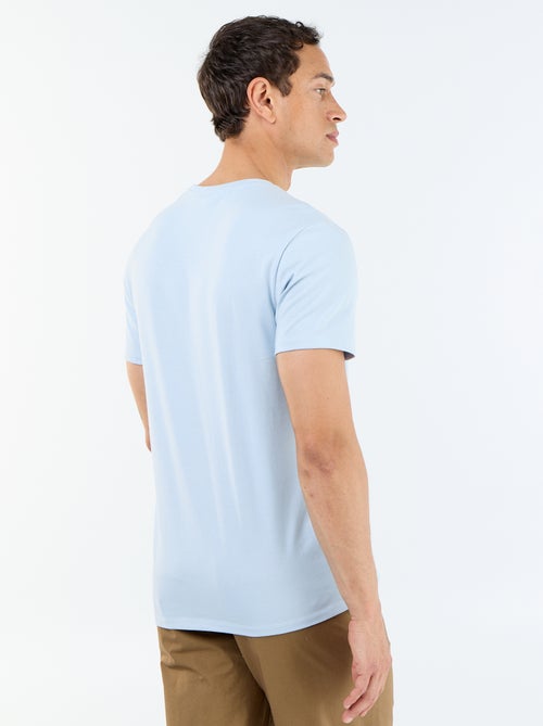 T-shirt met ronde hals van katoen - Tough Cotton™ - Kiabi