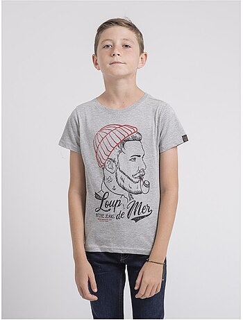 T-shirt met ronde hals van puur katoen - JOUANCY-J