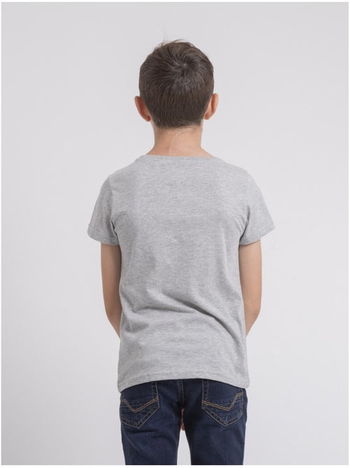 T-shirt met ronde hals van puur katoen - JOUANCY-J - Kiabi