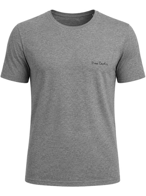 T-shirt met ronde hals voor heren, voorzien van kenmerkend borduurwerk op de borst. - Kiabi T-shirt met ronde hals voor heren, voorzien van kenmerkend borduurwerk op de borst. - Kiabi