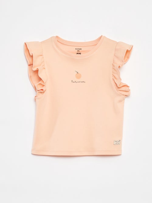 T-shirt met ruches - Kiabi