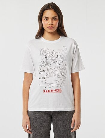 T-shirt met 'Sakura'-print