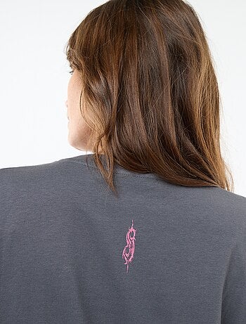 T-shirt met 'Slipknot'-print