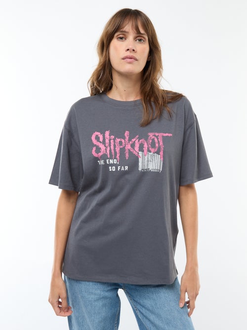 T-shirt met 'Slipknot'-print - Kiabi