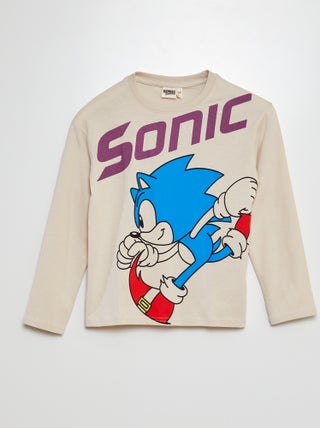 T-shirt met 'Sonic'-print