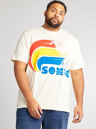 T-shirt met 'Sonic'-print