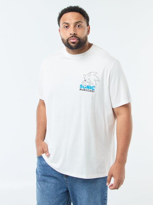 T-shirt met 'Sonic'-print - Kiabi