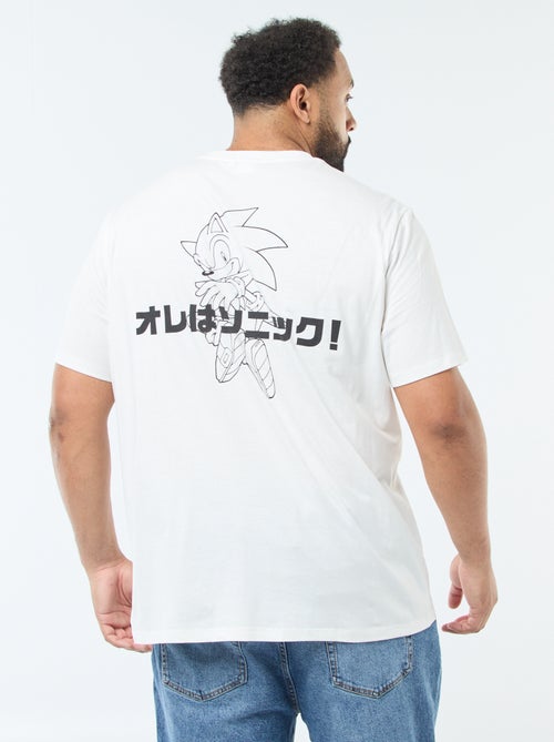 T-shirt met 'Sonic'-print - Kiabi