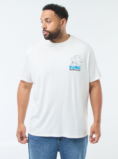 T-shirt met 'Sonic'-print - Kiabi