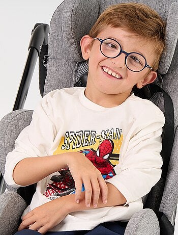 T-shirt met 'Spiderman'-print - gemakkelijk aan te trekken collectie