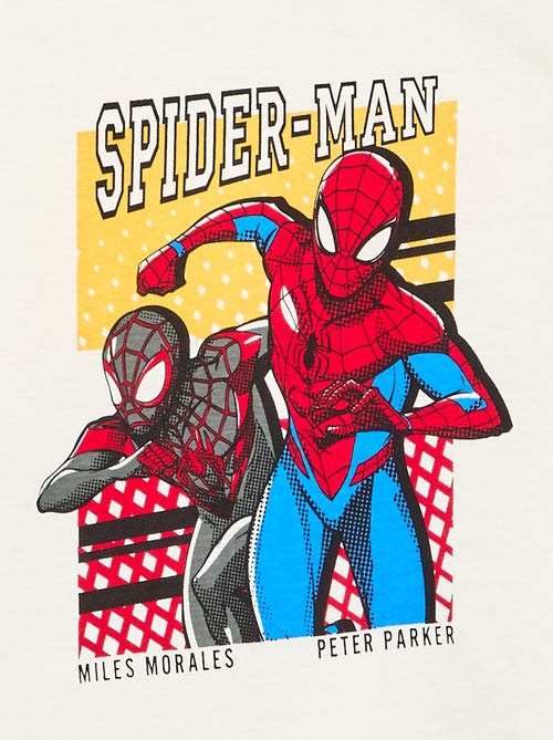 T-shirt met 'Spiderman'-print - gemakkelijk aan te trekken collectie - Kiabi