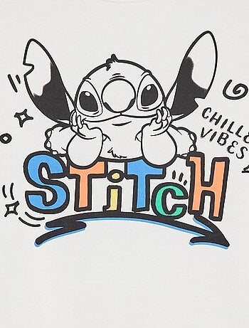 T-shirt met 'Stitch'-print