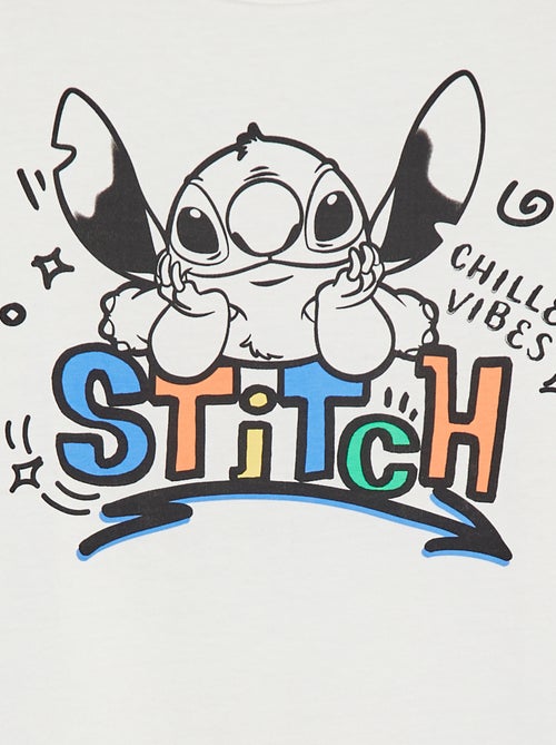 T-shirt met 'Stitch'-print - Kiabi