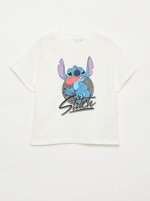 T-shirt met 'Stitch'-print - Kiabi
