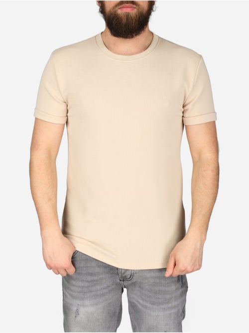 T-shirt met textuur - Frilivin - Kiabi T-shirt met textuur - Frilivin - Kiabi