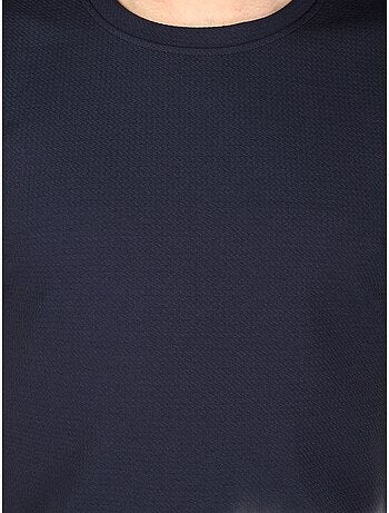 T-shirt met textuur - Frilivin